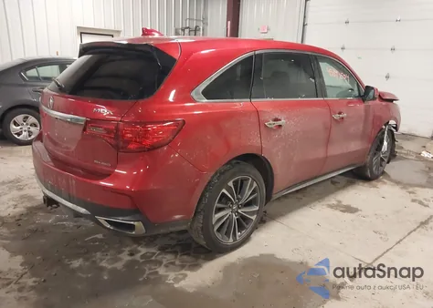 2019 Acura Mdx Tech Pkg z USA, uszkodzony, nr VIN 5J8YD4H51KL000476